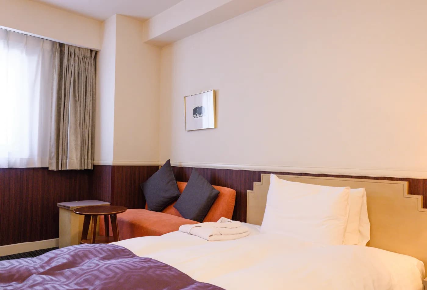 快眠にこだわった客室