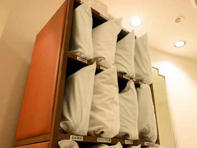 選べる枕コーナー